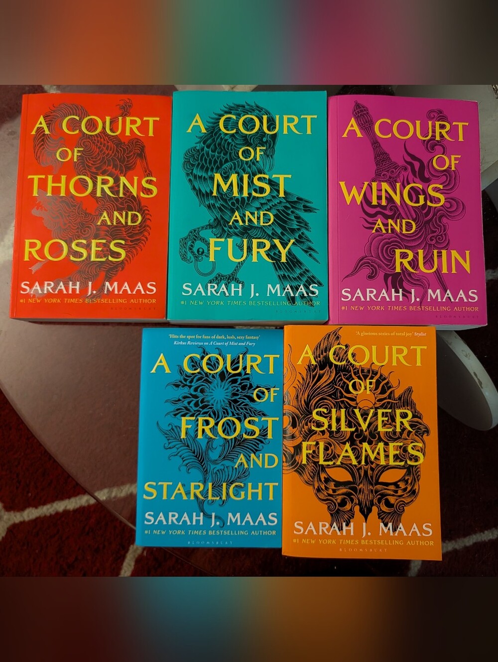 A Court Of Thorns And Roses Books 1-5